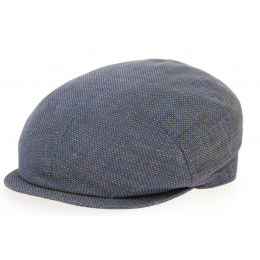 Bagnone Blue Flat Cap Linen & Cotton - ALFONSO D'ESTE