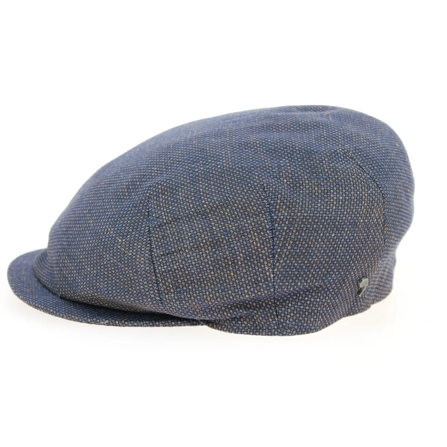 Bagnone Blue Flat Cap Linen & Cotton - Traclet Reference: 10156 | Traclet Hat Shop