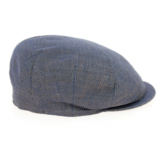 Bagnone Blue Flat Cap Linen & Cotton - ALFONSO D'ESTE