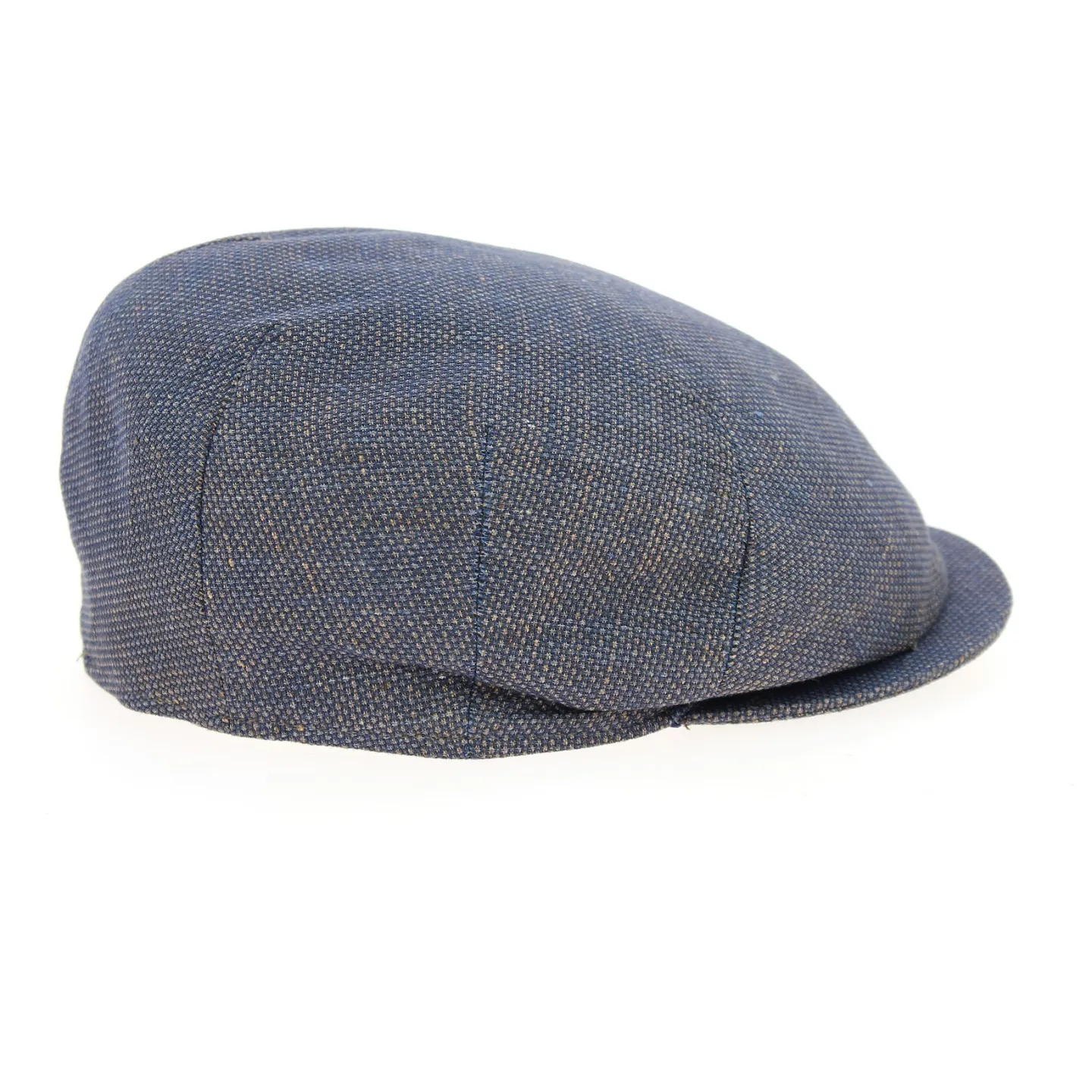 Bagnone Blue Flat Cap Linen & Cotton - Traclet Reference: 10156 | Traclet Hat Shop