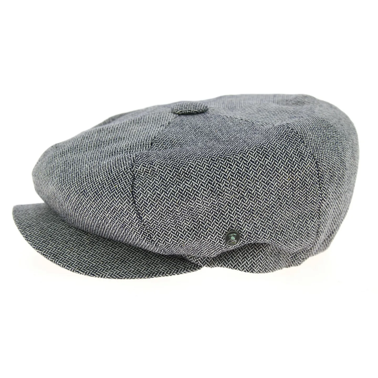 Casquette Irlandaise Lierre à Chevrons Bleue Soie- City Sport  Reference : 10160 | Chapellerie Traclet