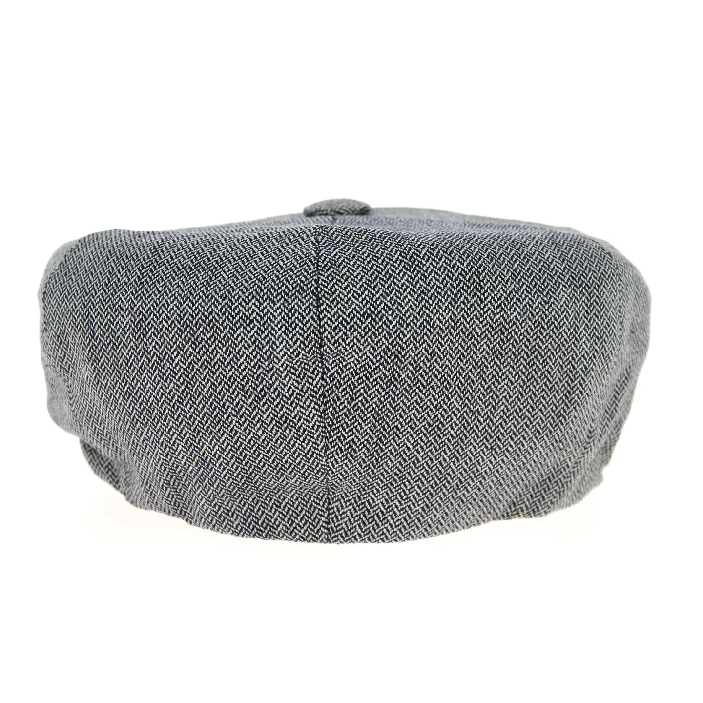 Blue Silk Herringbone Irish Ivy Cap - City Sport  Reference: 10160 | Traclet Hat Shop