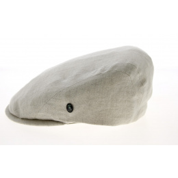 Casquette Plate Anvers Beige Lin - City Sport