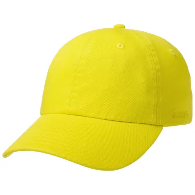 Stetson Rector Cotton Baseball Cap - Neon Yellow Reference: 10163 | Traclet Hat Shop