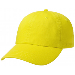 Stetson Rector Cotton Baseball Cap - Neon Yellow