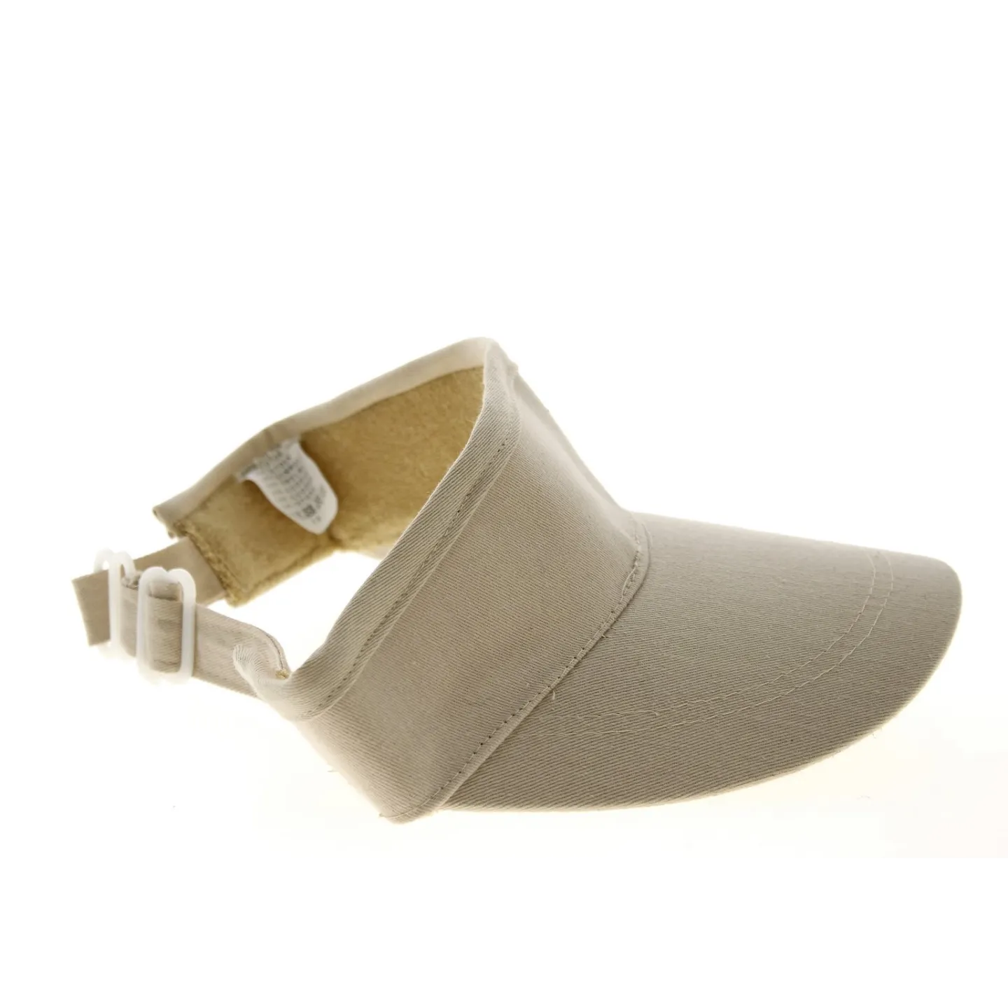 Beige Cotton Visor - Traclet Reference: 10176 | Traclet Hat Shop
