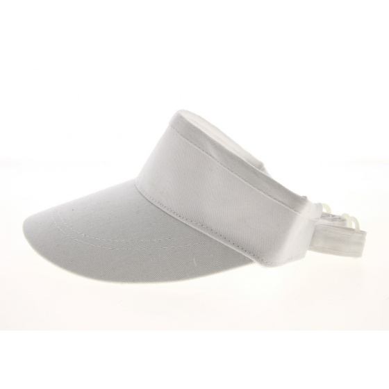 Visière Blanche Coton - Traclet Visière Blanche Coton - Traclet