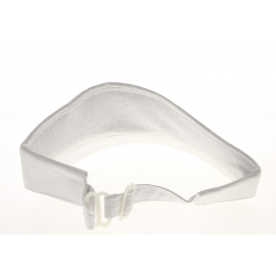 White Cotton Visor - Traclet