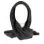 Women's Vairé Black Fleece Hood made in France - Traclet