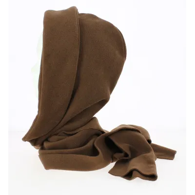 Capuche Femme Vairé Polaire Marron- Traclet  Reference : 10180 | Chapellerie Traclet