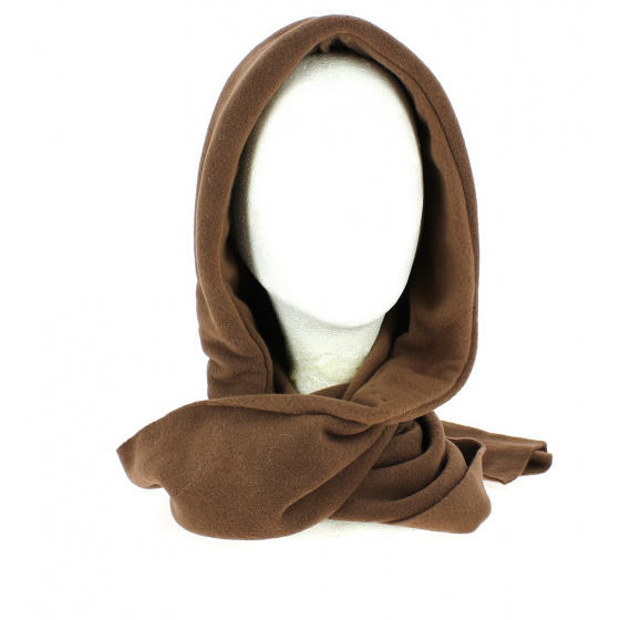 Capuche Femme Vairé Polaire Marron - Traclet Capuche Femme Vairé Polaire Marron - Traclet