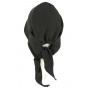Turban Scarf Chemotherapy Black Cotton- Traclet