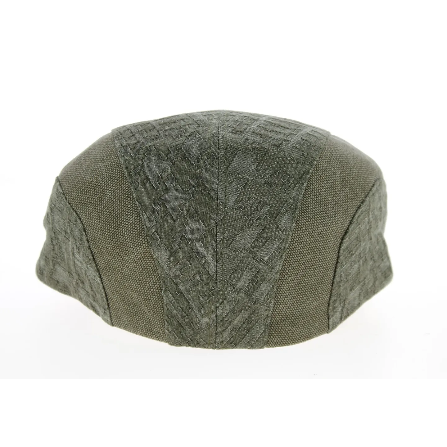 Green Cotton Hadien Curved Cap - Mtm Reference: 10190 | Traclet Hat Shop