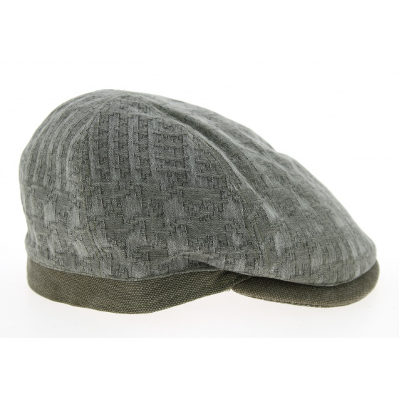 Green Cotton Hatsby Domed Cap - Mtm