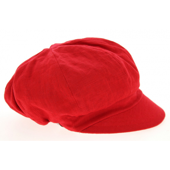 Casquette Gavroche Elorine Rubis Lin- Mtm