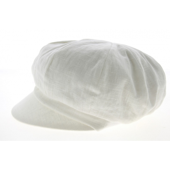 Casquette Gavroche Elorine Écru Lin - Mtm Casquette Gavroche Elorine Écru Lin - Mtm