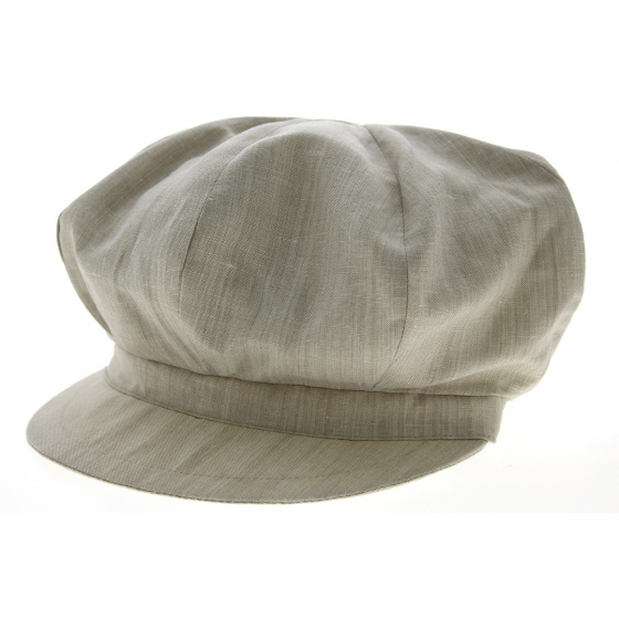 Cap Gavroche Rasta Sable Linen- Mtm