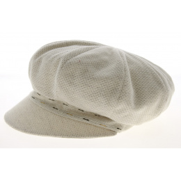 Bronze Linen Newsboy Cap - Mtm