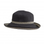 Breton Hat for Women Very Chic Black & Ivory - Emthunzini Hats