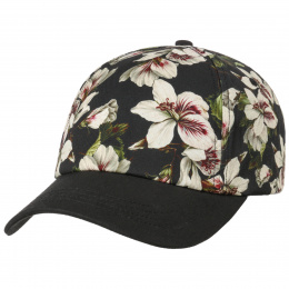 Casquette Baseball Floweries Noire Coton- Barts