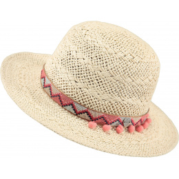 Butterfly Butterfly Straw Hat for Children - Natural Paper - Barts