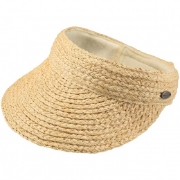 Natural Straw Sun Visor Cap - Barts