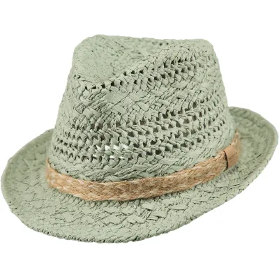 Bobizi Trilby Hat Paper Straw Aqua - Barts Reference: 10232 | Traclet Hat Shop