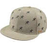 Brown Cotton Lizard Onyx Snapback Cap - Barts Reference: 10241 | Traclet Hat Shop