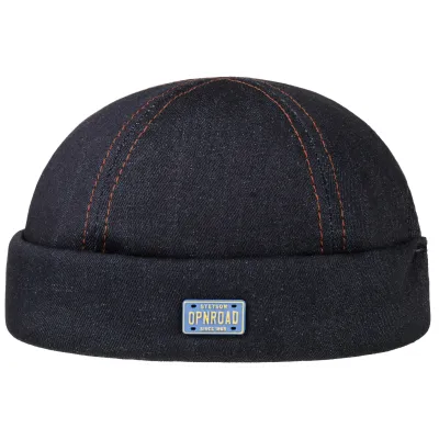 Stetson Denim Cotton Docker Beanie Reference: 10259 | Traclet Hat Shop