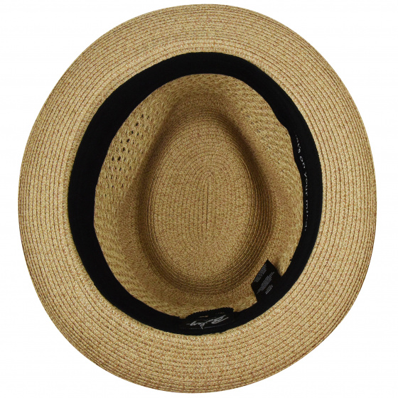 Bailey Wilshire Beige Straw Trilby Hat