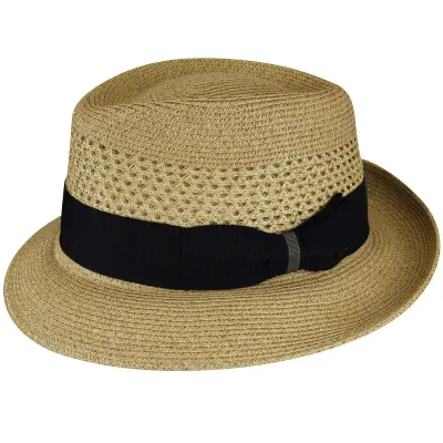Chapeau Trilby Wilshire beige Paille - Bailey Reference : 10288 | Chapellerie Traclet