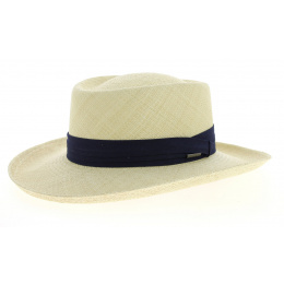 Gambler Panama Hat Natural Straw Straw - Stetson