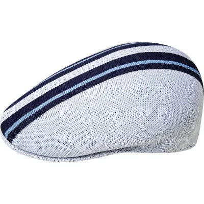 White Vented Stripe 504 Cap Reference: 10310 | Traclet Hat Shop