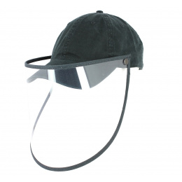 Casquette avec visiere de protection