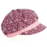 Casquette Gavroche Été Marguerite Lin & Coton prune - Traclet Reference : 4885 | Chapellerie Traclet