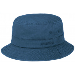 Navy Blue Cotton Twill Bucket Hat - Stetson