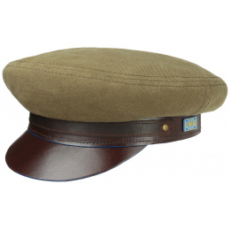 Navy Cotton & Linen Cap UPF 40+ - Stetson