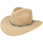 Cowboy Hat Raffia Crochet Natural Straw- Stetson