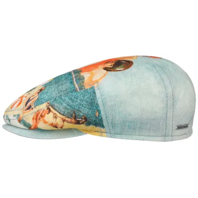 Casquette Plate Kent Beach Lin- Stetson  Reference : 10315 | Chapellerie Traclet