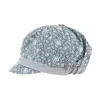 Summer Newsboy Cap Marguerite Linen & Cotton Sky Blue - Traclet Reference: 10324 | Chapellerie Traclet