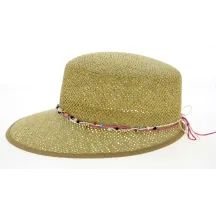 Casquette Gioconda Paille Papier Naturelle- Traclet Reference : 6934 | Chapellerie Traclet