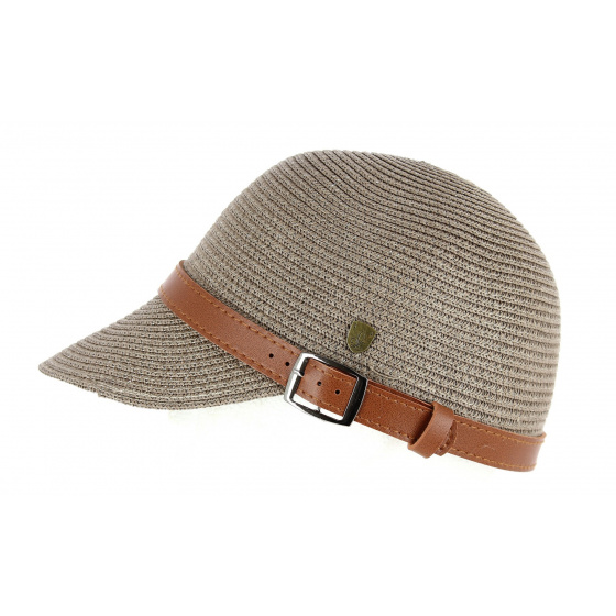 Soft Cuban Bayamo Cap in Mouse Grey Paper Straw - Traclet