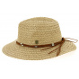 Fedora Baracoa Straw Hat Camel Paper- Traclet 
