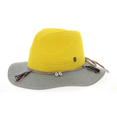 Manzanillo Safari Paper Straw Hat Mimosa - Traclet Reference: 10330 | Traclet Hat Shop