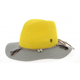Manzanillo Safari Paper Straw Hat Mimosa - Traclet