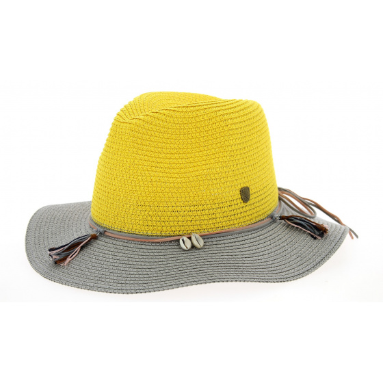 Manzanillo Safari Paper Straw Hat Mimosa - Traclet