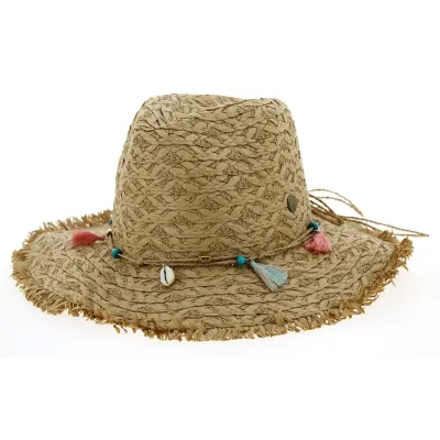 Tobacco Paper Straw Playa Fedora Hat - Traclet  Reference: 10331 | Traclet Hatmakers