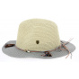 Manzanillo Straw Safari Hat Ivory Paper- Traclet