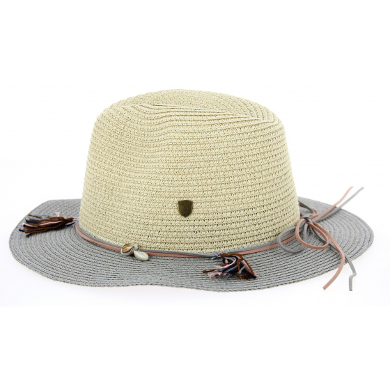 Chapeau Safari Manzanillo Paille Papier Ivoire- Traclet Chapeau Safari Manzanillo Paille Papier Ivoire- Traclet
