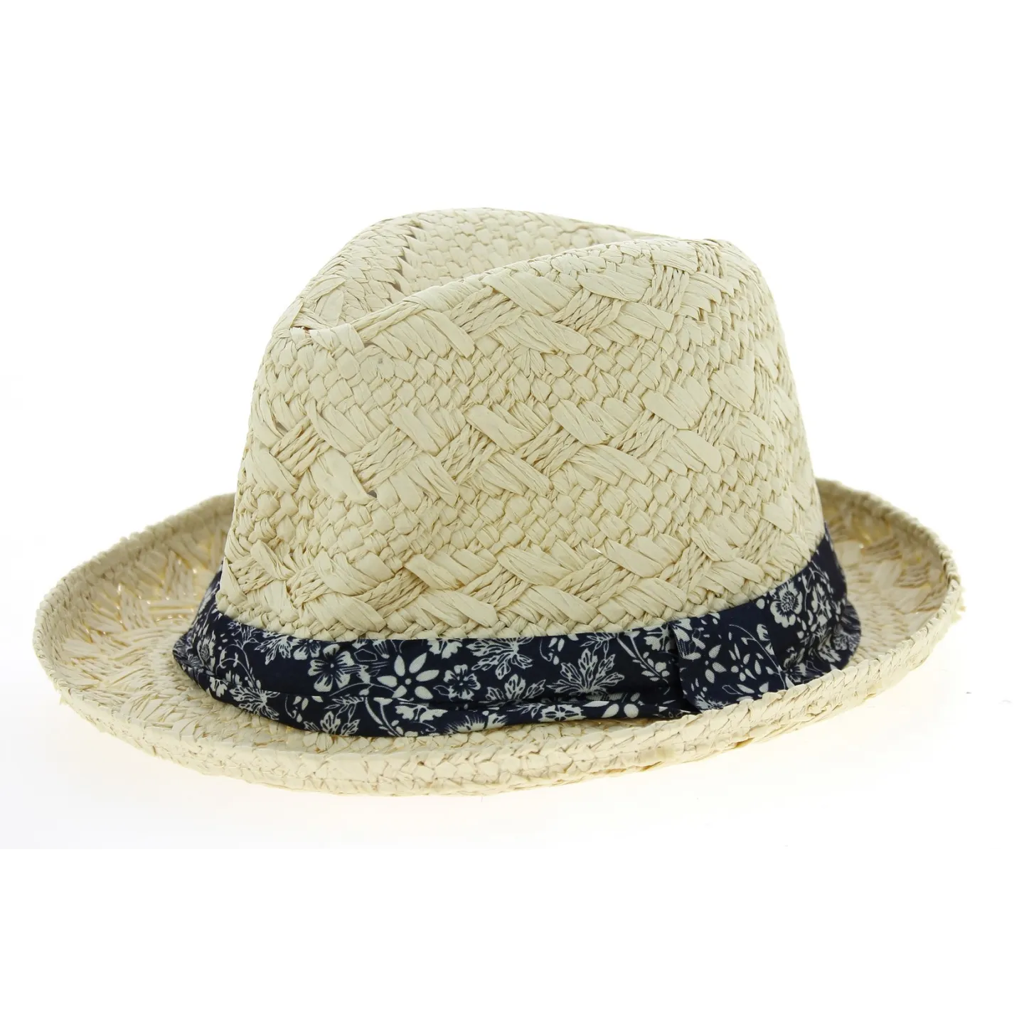 Chapeau Trilby Mariel Paille Papier Naturel- Traclet Reference : 10339 | Chapellerie Traclet